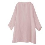 Influencers Picks Womens Clothes Button-Down Hide Belly Kawaii Party Teacher Tops Vneck Trendy Daisy Peasant Shirts Soft Comfy Pub Blouses Bohemian Formal Boutique Country Tunics,Pink,Large