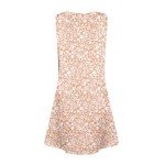 DNKZWUPUP Dresses for Women Casual Summer Boho Floral Beach Tank Dress Plus Size Loose V Neck Sleeveless Sundresses Swimsuit Coverup with Pockets Beach Vacation Outfits Clothes for Women 27A-Pink L