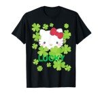 Hello Kitty Lucky Clover St. Patrick's Day Tee Shirt T-Shirt