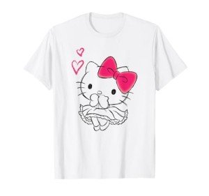 Hello Kitty Girly Hearts Tee Shirt T-Shirt