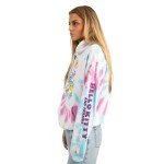 Hello Kitty Characters Spiral Wash Womens Hoodie-L Multicolored