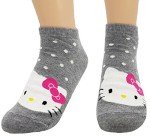 JJMax Women's Hello Kitty Cotton Ankle Socks Set, Cotton Blend Set, One Size,4 Pack