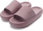 BRONAX Cloud Slides for Women Pillow Cushion Bathroom Pool Beach Home Size 8 Foam Soft Spa Indoor Ladies Female Sandalias de Mujer Comfy Cushioned Thick Sole 39-40 Blush