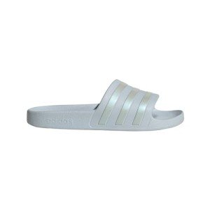 adidas Women's Adilette Aqua Slide Sandal, Halo Blue/Halo Blue/Halo Blue, 6