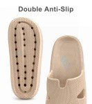 Cloud Slippers for Womens Soft Foam Recovery Slides, Pillow Cushion Sandals for Women, House Bathroom Dorm Shower Essentials