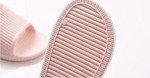 VIDSID Shower Slippers for Women Men, Quick Drying Lightweight Non Slip Open-toe EVA Travel-friendly Breathable Shoes Slide Slippers for Bathroom,House Slipper,Outdoor(Green EU38/39)