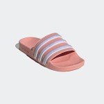 adidas Originals Women's Adilette Slipper, Wonder Mauve/White/Wonder Mauve, 8
