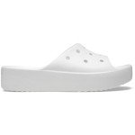 Crocs Women's Classic Slide | Platform Sandals, White, 10