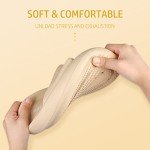 Leevar Khaki Cloud Slippers for Women and Men Massage Shower Bathroom Non-Slip Open Toe Cloud Slide Soft Comfy Thick Sole Cloud Cushion Slide Sandals