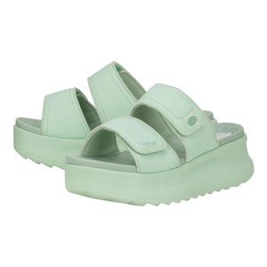 Hey Dude Women's Delray Slide Mono Jade Size 9 | Women's Shoes | Women Slip-on Sandals | Comfortable & Light-Weight