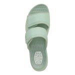 Hey Dude Women's Delray Slide Mono Jade Size 9 | Women's Shoes | Women Slip-on Sandals | Comfortable & Light-Weight