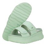 Hey Dude Women's Delray Slide Mono Jade Size 9 | Women's Shoes | Women Slip-on Sandals | Comfortable & Light-Weight
