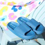 FROGG TOGGS Women's Squisheez Comfort Pool Slide, Enjoy Walking on Millions of Tiny Air Bubbles
