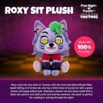 Youtooz FNAF Roxy Plush, 9" Sitting, Collectible from Five Nights at Freddy's Collection