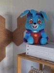 Youtooz FNAF Ruined Glam Rock Bonnie 9" Inch Plush, Ruined Glam Rock Bonnie Plushie, Collectible Ruined Glam Rock Bonnie from Five Nights at Freddy's by Youtooz FNAF Plush Collection