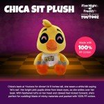Youtooz FNAF Chica Sitting 9" Inch Plush, Chica Sitting Plushie, Collectible Chica Sitting from Five Nights at Freddy's by Youtooz FNAF Plush Collection