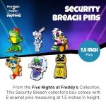Youtooz Five Nights At Freddy's Security Breach Pin Set, Official Licensed FNAF Security Breach Pins, Collectors Box Includes 6 Pins By Youtooz Five Nights At Freddy's Collection