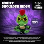 Youtooz FNAF Monty Shoulder Rider 6" Plush, Monty Shoulder Rider Plushie, Collectible Monty Shoulder Rider from Five Nights at Freddy's by Youtooz FNAF Plush Collection