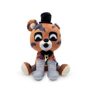 Youtooz FNAF Ignited Freddy 9"" Inch Plush, Ignited Freddy Plushie, Collectible Ignited Freddy from Five Nights at Freddy's by Youtooz FNAF Plush Collection, Black