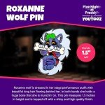 Youtooz Five Nights At Freddy's Roxanne Wolf Pin, Official Licensed FNAF Pins, Collectors FNAF Pin Collection Includes Roxanne Wolf Pin By Youtooz Five Nights At Freddy's Collection