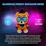 YouTooz FNAF Glamrock Freddy Shoulder Rider 6" Plush, Glamrock Freddy Shoulder Rider Plushie, Collectible Glamrock Freddy Shoulder Rider from Five Nights at Freddy's FNAF Plush Collection