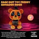Youtooz FNAF Freddy Shoulder Rider 6" Plush, Collectible Rage Quit Toy from Five Nights at Freddy's