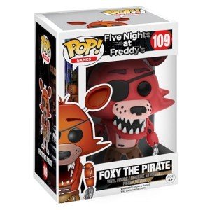 Funko Five Nights at Freddy's - Foxy The Pirate Toy Figure Multi-Colored, 3.75 inches