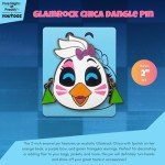 Youtooz Glamrock Chica Dangle Pin Set, Official Licensed Glamrock Chica Dangle Pins, Collectors Box Includes Glamrock Chica Dangle Pin by Youtooz Five Nights at Freddy's Collection