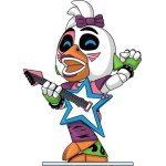 Youtooz Glamrock Chica #8 4.6" inch Vinyl Figure, Collectible FNAF Figure from Five Nights at Freddy's Collection