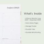 Everygirl 2025 Weekly and Monthly Planner Calendar, January 2025 - December 2025, 8.5" x 11", Flexible Cover, Laminated Tabs, Wirebound, Storage Pocket, Marisa (Marisa- 2025, 8.5" x 11")