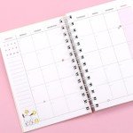 Generic New Version Cute Kitty Melody Friends 365 Daily Planner, 5 x 7 inches, Hard Cover (Ivory)