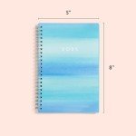 Blue Sky 2025 Weekly and Monthly Planner Calendar, January 2025 - December 2025, 5" x 8", Flexible Frosted Cover, Laminated Tabs, Durable Wirebound, Chloe