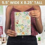 bloom daily planners 2025 Planner - Calendar Year Day Planner (January 2025 - December 2025) - 5.5” x 8.25” - Weekly/Monthly Agenda Organizer Book with Stickers & Bookmark - Garden Party, Beige