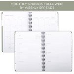 Beautiful 2025 Daily Planner - 7" x 10" Daily Planner for Women or Men with Weekly & Monthly Spreads for Easy Planning - Perfect Calendar Book To Organize All Tasks and Boost Productivity