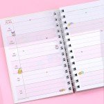 Generic New Version Cute Kitty Melody Friends 365 Daily Planner, 5 x 7 inches, Hard Cover (Ivory)