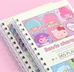 Generic New Version Cute Kitty Melody Friends 365 Daily Planner, 5 x 7 inches, Hard Cover (Ivory)