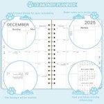 Planner 2025-2026 - 2025-2026 Weekly & Monthly Planner with Tabs, Jul. 2025 - Jun. 2026, 6.5" x 8.5", Hardcover with Back Pocket + Thick Paper + Banded, Twin-Wire Binding - Cute Dogs