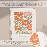 Beautiful 2025 Monthly Planner and Calendar Book - To Do List Notebook That Easily Organizes Your Tasks to Boost Productivity - Runs Until December 2025