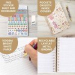 bloom daily planners 2025 Calendar Year Day Planner (January 2025 - December 2025) - 5.5” x 8.25” - Weekly/Monthly Agenda Organizer Book with Stickers & Bookmark - Butterfly Garden