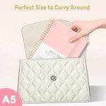 July 2025 - June 2026 Planner, Forvencer Academic Planner 2025-2026, Hardcover Weekly & Monthly Agenda Planning Book, 6" x 8", Daily Calendar Notebook with Tabs, College School Organizer for Student Teacher, Pink