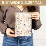 bloom daily planners 2025 Calendar Year Day Planner (January 2025 - December 2025) - 5.5” x 8.25” - Weekly/Monthly Agenda Organizer Book with Stickers & Bookmark - Butterfly Garden