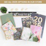 bloom daily planners 2025 Calendar Year Day Planner (January 2025 - December 2025) - 5.5” x 8.25” - Weekly/Monthly Agenda Organizer Book with Stickers & Bookmark - Tan Leopard