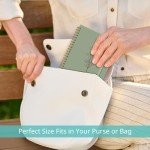 Undated Weekly Planner, Weekly To Do List Notebook with Goal & Habit Tracker Organizer, A5 Weekly Planner Notebook with Spiral Binding, 6.1" x 8.2" - Green