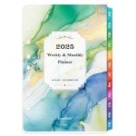 2025 Planner Refills - Planner Refills, JAN 2025 - DEC 2025, A5 Planner Inserts, 5.5 x 8.5 inch, 7 Holes, 2025 Weekly & Monthly Planner Refills, A5 Planner Refills - Green