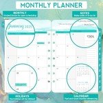 2025 Planner Refills - Planner Refills, JAN 2025 - DEC 2025, A5 Planner Inserts, 5.5 x 8.5 inch, 7 Holes, 2025 Weekly & Monthly Planner Refills, A5 Planner Refills - Green