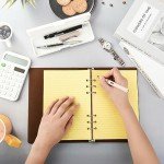 Mafegu Lined Refill Paper, A5 Planner Inserts, Colorful Ruled Journal Fillers for 6-Ring Binder,5-color 120 GSM Thick Loose Leaf Paper,50 Sheets/100 Pages(50, A5（8.26x5.6in）)