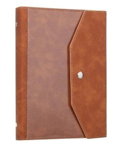 Mr. Pen A5 Leather Planner - 6 Ring Binder, Refillable Notebook