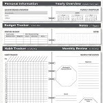 Planner, Weekly & Monthly Planner Lasts 365 Day, Refillable A5 Undated Planner with Tabs, Habit and Budget Tracker, Pockets, Bookmark, Thick Paper Large Leather Planner Notebook Organizer, Black