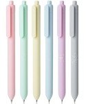 Mr. Pen- Retractable Gel Pens, 6 Pack, Color Ink Gel Pens Fine Point, Pastel Colors, 0.7mm Gel Pens Fine Point, Retractable Pens, Cute Pens, Aesthetic Pens for Journaling Fine Tip Pens