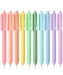 Mr. Pen- Retractable Gel Pens, 10 Pack, Pastel Color Ink Gel Pens, Gel Pens Fine Point 0.7mm, Retractable Pens, Cute Pens, Gel Ink Pens, Aesthetic Pens for Journaling Fine Tip Pens
